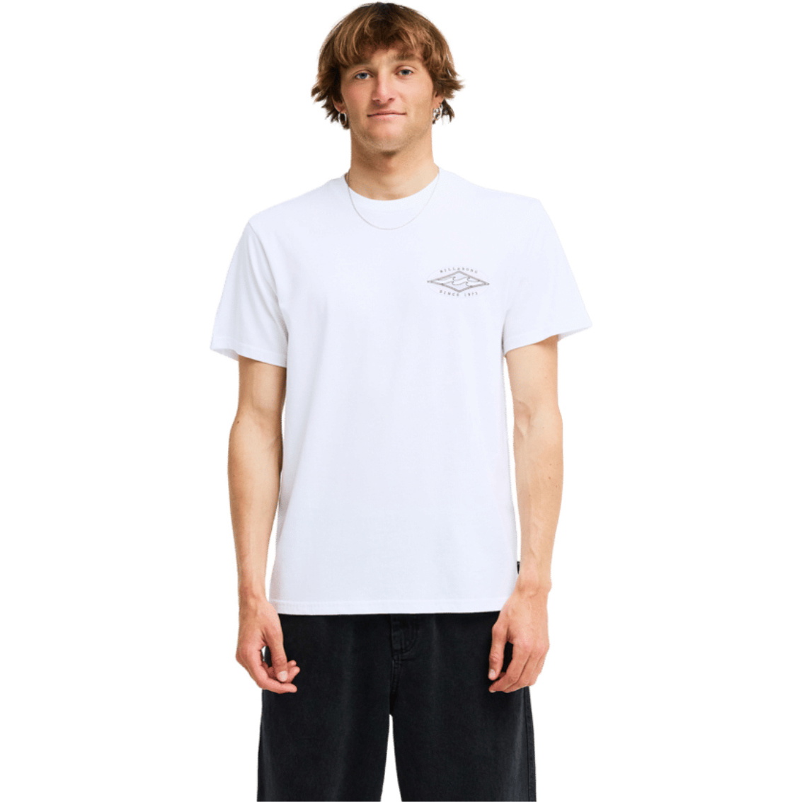 2026 Billabong Mens Diamond Vision T-Shirt EBYZT00619 - White